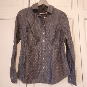 Neverworn! Izod Polka Button Up Top